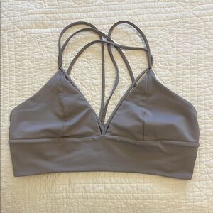 Gray Strappy Women's Bralette